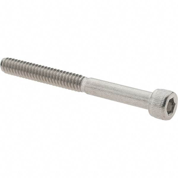 Value Collection - #10-24 UNC Hex Socket Drive, Socket Cap Screw - Grade 18-8 Stainless Steel, 2" Length Under Head - Americas Industrial Supply