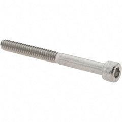 Value Collection - #10-24 UNC Hex Socket Drive, Socket Cap Screw - Grade 18-8 Stainless Steel, 2" Length Under Head - Americas Industrial Supply