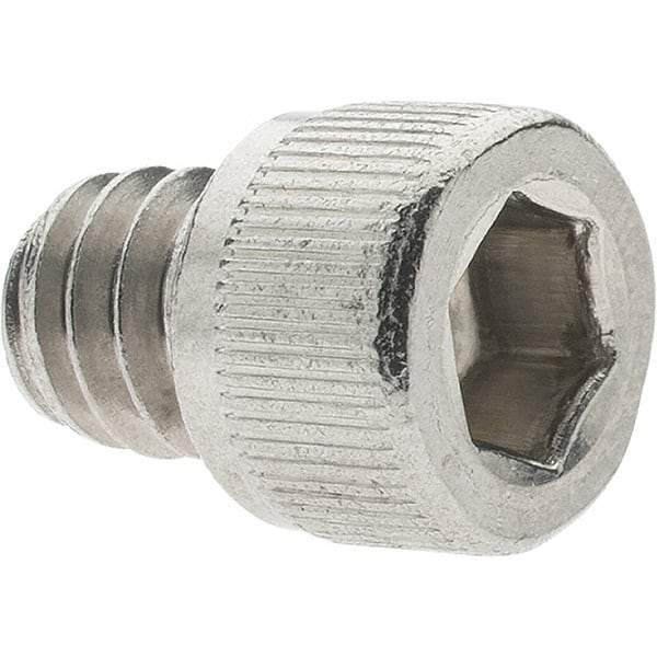 Value Collection - 1/4-20 UNC Hex Socket Drive, Socket Cap Screw - Grade 18-8 Stainless Steel, Uncoated, 1/4" Length Under Head - Americas Industrial Supply