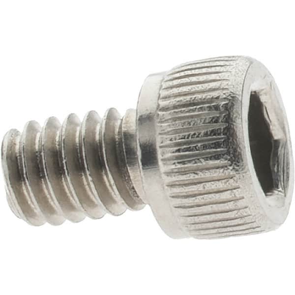 Value Collection - #8-32 UNC Hex Socket Drive, Socket Cap Screw - Grade 18-8 Stainless Steel, 1/4" Length Under Head - Americas Industrial Supply