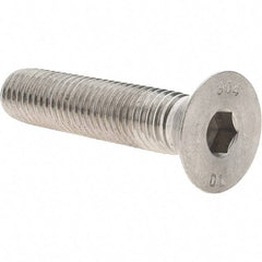 Value Collection - 5/8-11 UNC Hex Socket Drive, 82° Flat Screw - Grade 18-8 Stainless Steel, 3" OAL - Americas Industrial Supply