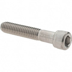 Made in USA - 5/16-18 UNC Hex Socket Drive, Socket Cap Screw - Grade 316 Stainless Steel, Uncoated, 1-3/4" Length Under Head - Americas Industrial Supply
