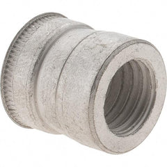 Value Collection - M10x1.50 Metric Coarse Stainless Steel Flush Press Fit Threaded Insert - 18.92" OAL, 14.26" Insert Diam, 14.94" Hole Diam, 9/16" Drill - Americas Industrial Supply