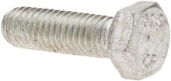 Value Collection - M5x0.80mm Metric Coarse, 16mm Long Hex Head Cap Screw - Fully Threaded, Grade 10.9 Steel, Zinc-Plated Finish, 8mm Hex - Americas Industrial Supply