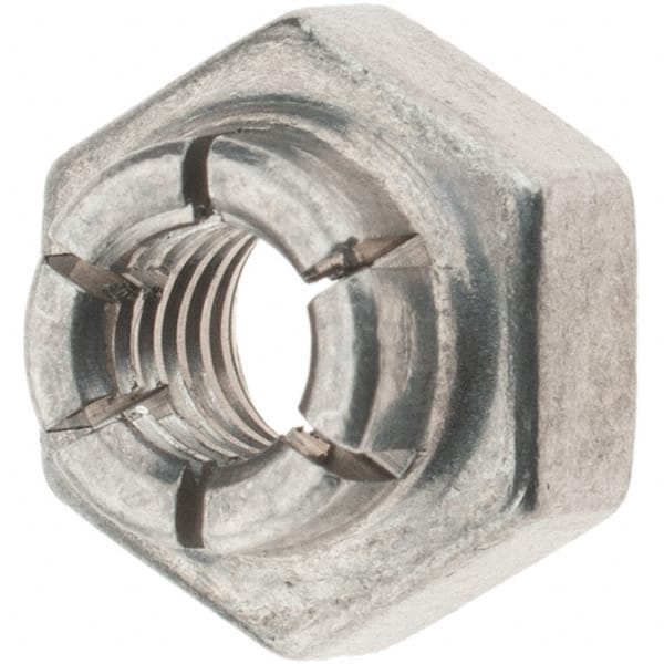 Value Collection - #8-32 UNJC 18-8 Hex Lock Nut with Expanding Flex Top - Americas Industrial Supply