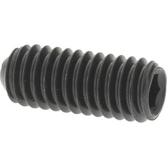 Value Collection - M4x0.70 Metric Coarse, 10mm OAL, Cup Point Set Screw - Grade 14.9 (45H) Alloy Steel, 2mm Key - Americas Industrial Supply