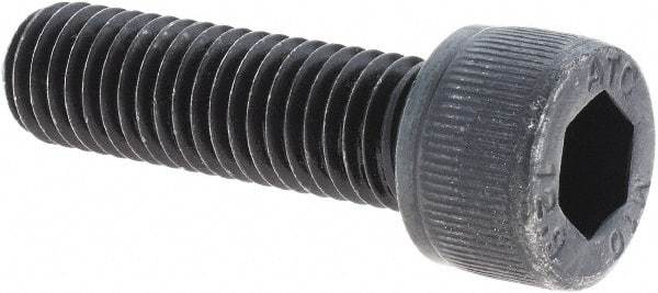 Value Collection - M10x1.50 Metric Coarse Hex Socket Drive, Socket Cap Screw - Grade 12.9 Alloy Steel, Black Oxide Finish, Fully Threaded, 35mm Length Under Head - Americas Industrial Supply
