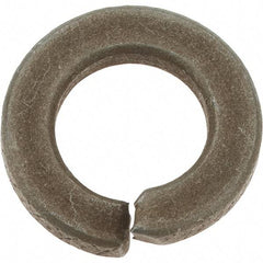 Value Collection - 7/16", 0.109" Thick Split Lock Washer - AISI 4037 Alloy Steel, Zinc Yellow Dichromate Finish, 0.44" Min ID, 0.45" Max ID, 0.776" Max OD - Americas Industrial Supply