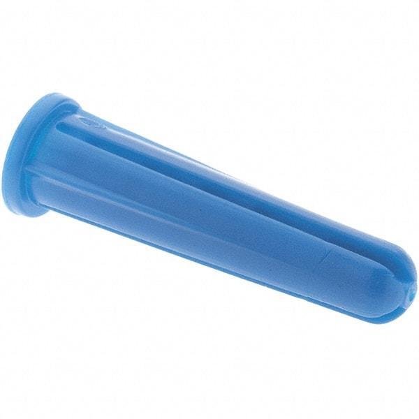 Value Collection - #14 to #16 Screw, 5/16" Diam, 1-1/2" Long, Plug Drywall & Hollow Wall Anchor - Plastic, Use with Concrete/Masonry & Wallboard - Americas Industrial Supply