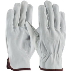‎71-3600/XXL Leather Drivers Gloves - Top Grain Goatskin Leather Drivers - Industry Grade - Keystone Thumb - Exact Industrial Supply