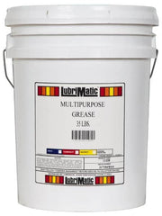 LubriMatic - 35 Lb Drum Lithium General Purpose Grease - Black, 350°F Max Temp, NLGIG 1-1/2, - Americas Industrial Supply