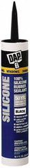 DAP - 10.1 oz Tube Black RTV Silicone Joint Sealant - -40 to 400°F Operating Temp, 10 to 20 min Tack Free Dry Time, 24 hr Full Cure Time - Americas Industrial Supply