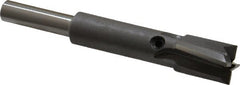 Made in USA - 7/16" Diam, 1/4" Shank, Diam, 4 Flutes, Straight Shank, Interchangeable Pilot Counterbore - Americas Industrial Supply