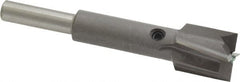 Made in USA - 9/16" Diam, 1/4" Shank, Diam, 4 Flutes, Straight Shank, Interchangeable Pilot Counterbore - Americas Industrial Supply