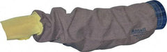 Ansell - Size Universal, Brown Kevlar Welding Sleeve - 26" Long Sleeve, Elastic Opening at Both Ends, Made with Thumb Hole - Americas Industrial Supply