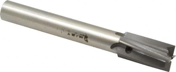 Made in USA - 5/8" Diam, 1/2" Shank, Diam, 4 Flutes, Straight Shank, Interchangeable Pilot Counterbore - Americas Industrial Supply