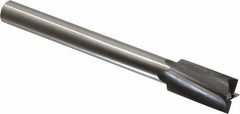 Made in USA - 23/32" Diam, 1/2" Shank, Diam, 4 Flutes, Straight Shank, Interchangeable Pilot Counterbore - Americas Industrial Supply