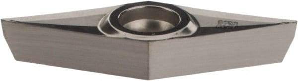 Seco - VCGT330.5 AL Grade KX Carbide Turning Insert - 35° Diamond, 3/8" Inscr Circle, 3/16" Thick, 0.008" Corner Radius - Americas Industrial Supply