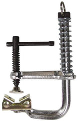 Strong Hand Tools - 3-1/4" Deep Throat, 3-1/2" Max Capacity, Standard Sliding Arm Clamp - 500 Lb Clamping Pressure - Americas Industrial Supply