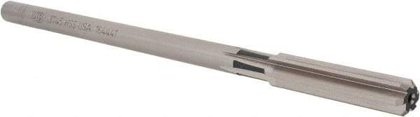 Union Butterfield - 3/8" High Speed Steel 6 Flute Chucking Reamer - Straight Flute, 0.31" Straight Shank, 1-3/4" Flute Length, 7" OAL - Americas Industrial Supply