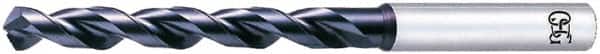 OSG - 0.1575" 120° Powdered Metal Jobber Drill - V Finish, Right Hand Cut, Parabolic Flute, Straight Shank, 75mm OAL, Standard Point - Americas Industrial Supply