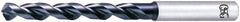 OSG - 0.1575" 120° Powdered Metal Jobber Drill - V Finish, Right Hand Cut, Parabolic Flute, Straight Shank, 75mm OAL, Standard Point - Americas Industrial Supply