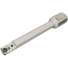 Iscar - 11.99mm Min Bore Diam, 111.99mm OAL, 16mm Shank Diam, IHAXF-E Indexable Boring Bar - 89.99mm Max Bore Depth, TPGX 73.. Insert - Americas Industrial Supply