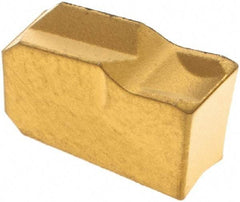 Sumitomo - WCF4 AC830P Grade, 0.1575" Cutting Width, Carbide Cutoff Insert - 0° Neutral Lead Angle, 0.0078" Cnr Rad, Al2O3 Coated - Americas Industrial Supply