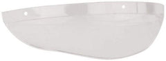 3M - Polycarbonate Replacement Chin Protector - Clear, Compatible with Hard Hats & W98 Face Shields - Americas Industrial Supply