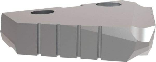 Allied Machine and Engineering - 1-7/8" Diam x 1/4" Thick, Seat Code 3, 90° Included Angle Spade Drill Insert - TiCN Coated, Cobalt, Grade Super Cobalt, Series T-A - Americas Industrial Supply