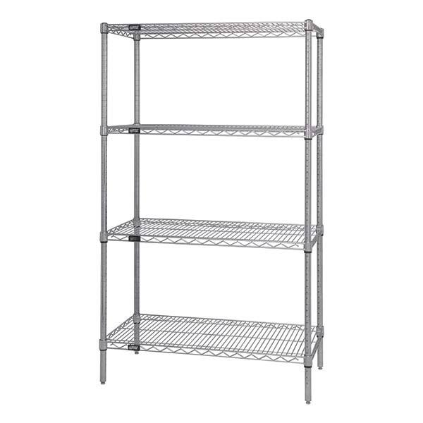 Quantum Storage - Wire Shelving Type: Wire Shelving - Starter Unit Starter or Add-On: Starter - Americas Industrial Supply