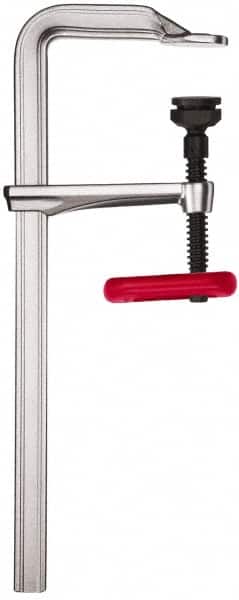 Bessey - 5-1/2" Deep Throat, 16" Max Capacity, Standard Sliding Arm Clamp - 2,800 Lb Clamping Pressure, 0.775" Spindle Diam - Americas Industrial Supply