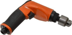 Dotco - 1/4" Keyed Chuck - Pistol Grip Handle, 5,200 RPM, 0.6 hp, 90 psi - Americas Industrial Supply