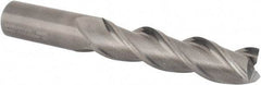 Kennametal - 1", 4" LOC, 1" Shank Diam, 7" OAL, 3 Flute, Solid Carbide Square End Mill - Single End, Uncoated, Spiral Flute, 37° Helix, Centercutting, Right Hand Cut, Right Hand Flute, Series AADE - Americas Industrial Supply