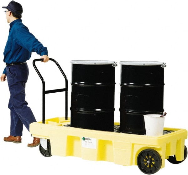 Enpac - Mobile Spill Containment Type: Spill Control Cart Number of Drums: 2 - Americas Industrial Supply