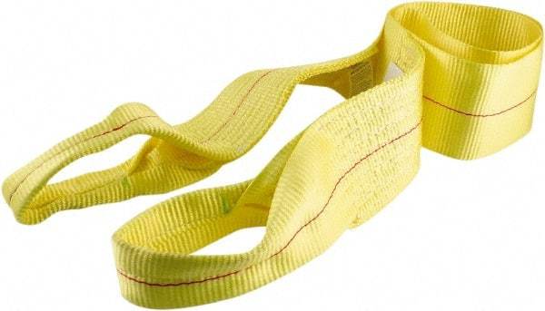 Erickson Manufacturing - Loop Polyester Tow Strap - 6' Long, 15,000 Lb Capacity - Americas Industrial Supply