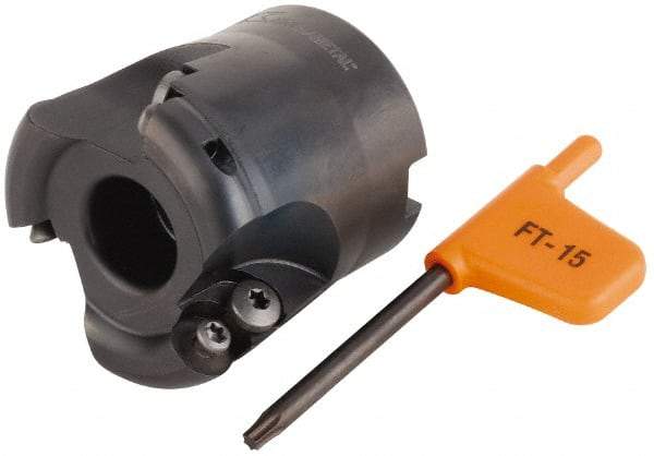 Kennametal - 50.8mm Cut Diam, 6mm Max Depth, 3/4" Arbor Hole, 3 Inserts, RD.. 12T3... Insert Style, Indexable Copy Face Mill - KDM200 Cutter Style, 50.04mm High, Series KDM - Americas Industrial Supply
