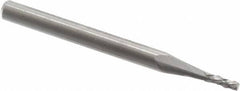 Accupro - 1/16" Diam, 3/16" LOC, Plain End, Solid Carbide Diamond Pattern Router Bit - Right Hand Cut, 1-1/2" OAL, 1/8" Shank Diam, Use on Fiberglass - Americas Industrial Supply