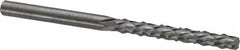 Accupro - 1/8" Diam, 1/2" LOC, Plain End, Solid Carbide Diamond Pattern Router Bit - Right Hand Cut, 1-1/2" OAL, 1/8" Shank Diam, Use on Fiberglass - Americas Industrial Supply