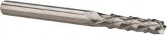 Accupro - 1/8" Diam, 1/2" LOC, Burr End, Solid Carbide Diamond Pattern Router Bit - Right Hand Cut, 1-1/2" OAL, 1/8" Shank Diam, Use on Fiberglass - Americas Industrial Supply