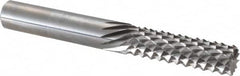 Accupro - 5/16" Diam, 1" LOC, Burr End, Solid Carbide Diamond Pattern Router Bit - Right Hand Cut, 2-1/2" OAL, 5/16" Shank Diam, Use on Fiberglass - Americas Industrial Supply