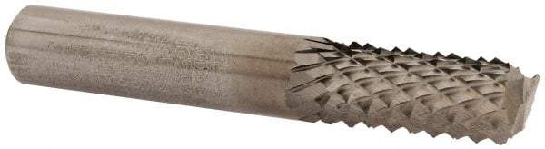 Accupro - 3/8" Diam, 7/8" LOC, End Mill End, Solid Carbide Diamond Pattern Router Bit - Right Hand Cut, 2-1/2" OAL, 3/8" Shank Diam, Use on Fiberglass, Phenolic - Americas Industrial Supply