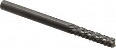 Accupro - 1/4" Diam, 1" LOC, End Mill End, Solid Carbide Diamond Pattern Router Bit - Right Hand Cut, 3" OAL, 1/4" Shank Diam, Use on Fiberglass - Americas Industrial Supply