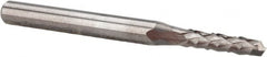 Accupro - 3/32" Diam, 3/8" LOC, Drill Point End, Solid Carbide Diamond Pattern Router Bit - Right Hand Cut, 1-1/2" OAL, 1/8" Shank Diam, Use on Fiberglass - Americas Industrial Supply
