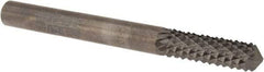 Accupro - 1/4" Diam, 3/4" LOC, Drill Point End, Solid Carbide Diamond Pattern Router Bit - Right Hand Cut, 2-1/2" OAL, 1/4" Shank Diam, Use on Fiberglass, Phenolic - Americas Industrial Supply