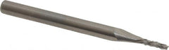 Accupro - 1/16" Diam, 3/16" LOC, Fishtail Point End, Solid Carbide Diamond Pattern Router Bit - Right Hand Cut, 1-1/2" OAL, 1/8" Shank Diam, Use on Fiberglass - Americas Industrial Supply