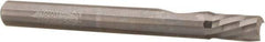 Accupro - 1/4" Cutting Diam x 3/8" Length of Cut, 1 Flute, Downcut Spiral Router Bit - Uncoated, Right Hand Cut, Solid Carbide, 2-1/2" OAL x 1/4" Shank Diam, Single Edge, 21° Helix Angle - Americas Industrial Supply