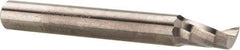 Accupro - 1/4" Cutting Diam x 3/8" Length of Cut, 1 Flute, Upcut Spiral Router Bit - Uncoated, Right Hand Cut, Solid Carbide, 2" OAL x 1/4" Shank Diam, Single Edge, 21° Helix Angle - Americas Industrial Supply