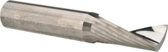 Accupro - 1/2" Cutting Diam x 1" Length of Cut, 1 Flute, Upcut Spiral Router Bit - Uncoated, Right Hand Cut, Solid Carbide, 3" OAL x 1/2" Shank Diam, Single Edge, 21° Helix Angle - Americas Industrial Supply