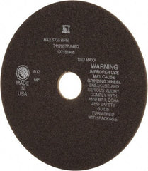 Tru-Maxx - 8" 46 Grit Aluminum Oxide Cutoff Wheel - 1/8" Thick, 1-1/4" Arbor, 4,936 Max RPM, Use with Stationary Tools - Americas Industrial Supply